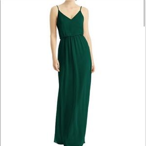 Bridesmaids Dress Hunter green